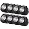 Pure Garden Solar Rock Lights 8-Pack, Waterproof LEDs for Paths, Garden, Outdoor Lighting Set, Black 50-21-8 - alternate 1